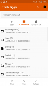 اسکرین شات 7 برنامه TrashDigger : Files Recovery