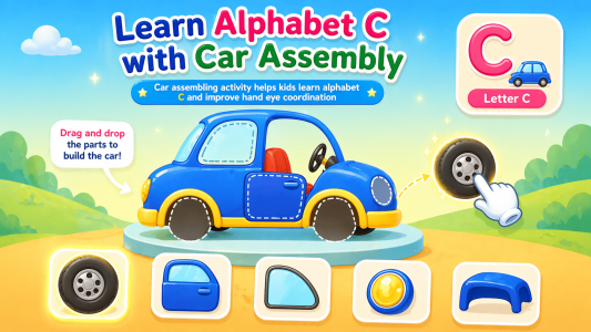 اسکرین شات 4 برنامه Kindergarten kid Learning Game
