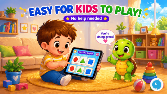 اسکرین شات 1 بازی Shapes & Colors Kids Games