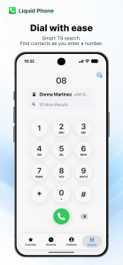 اسکرین شات 1 برنامه Liquid Phone - iCall Dialer