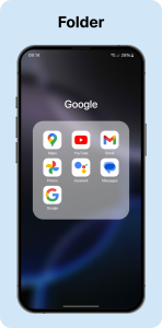 اسکرین شات 5 برنامه Launcher OS 18