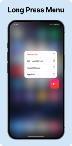 اسکرین شات 4 برنامه Launcher OS 18