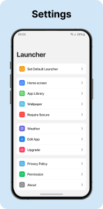 اسکرین شات 7 برنامه Launcher OS 18