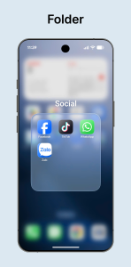 اسکرین شات 4 برنامه Liquid Launcher OS 26