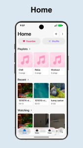 اسکرین شات 1 برنامه Liquid Player - Music & Video