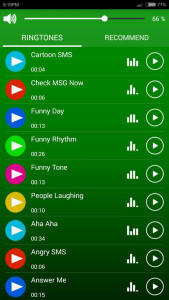 اسکرین شات 2 برنامه Funny Ringtones