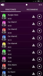اسکرین شات 3 برنامه Police Siren Ringtones