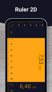 اسکرین شات 4 برنامه Tape Measure: Measuring Ruler
