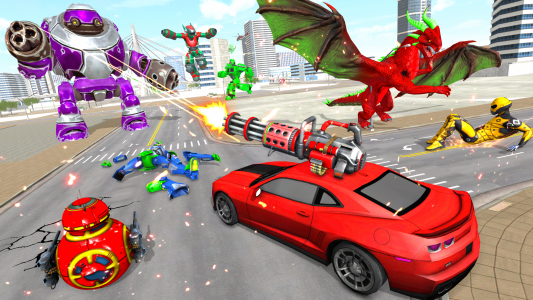 اسکرین شات 4 بازی Robot Transform Fight & Battle