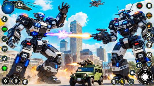 اسکرین شات 5 بازی Police Robot Transform