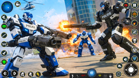 اسکرین شات 1 بازی Police Robot Transform