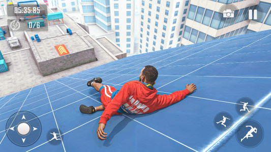 اسکرین شات 4 بازی Going Up Parkour Game: Rooftop