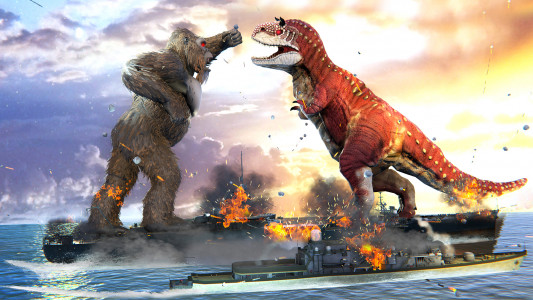 اسکرین شات 5 برنامه Angry Gorilla Attack City Sim