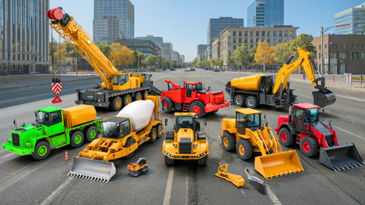 اسکرین شات 5 بازی Highway Road Construction Game