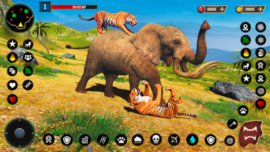 اسکرین شات 2 بازی Tiger Simulator - Animal Games