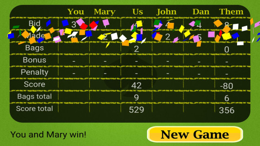 اسکرین شات 7 بازی Spades Mobile