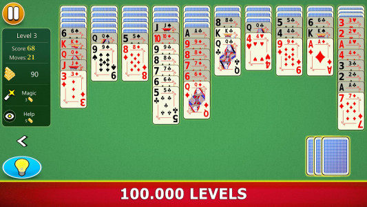 اسکرین شات 5 بازی Spider Solitaire Mobile