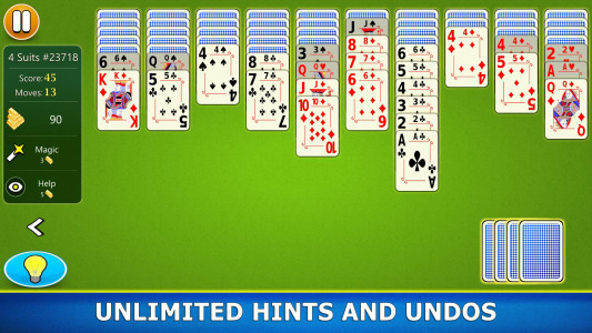 اسکرین شات 4 بازی Spider Solitaire Mobile