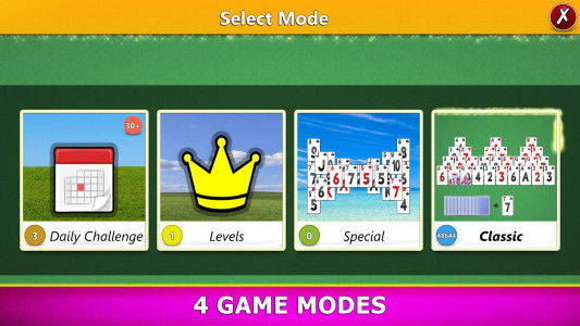 اسکرین شات 2 بازی TriPeaks Solitaire Mobile