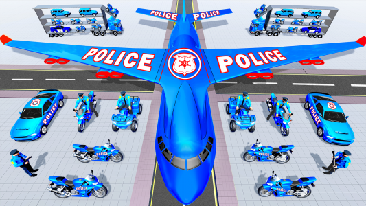 اسکرین شات 5 بازی NY Police Bike Transport Truck