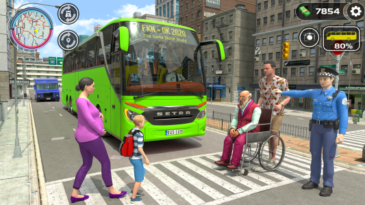 اسکرین شات 1 بازی City Bus Simulator Bus Games