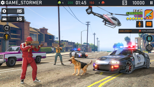 اسکرین شات 1 بازی US Police Dog City Crime Chase