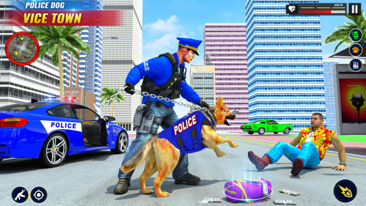 اسکرین شات 6 بازی US Police Dog City Crime Chase