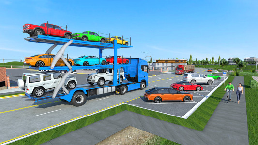اسکرین شات 4 بازی Cars Transporter Truck Games