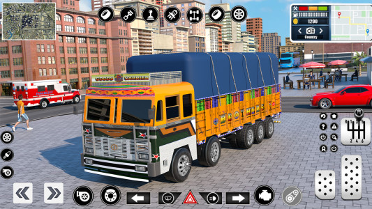 اسکرین شات 2 بازی Euro Cargo Truck Driver Games