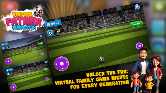 اسکرین شات 4 بازی Virtual Family - Happy Dad Mom
