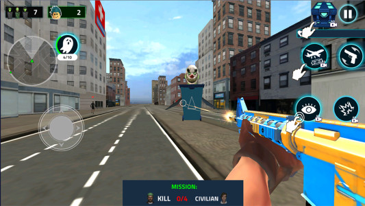 اسکرین شات 2 بازی Monster Shooter FPS Mafia City