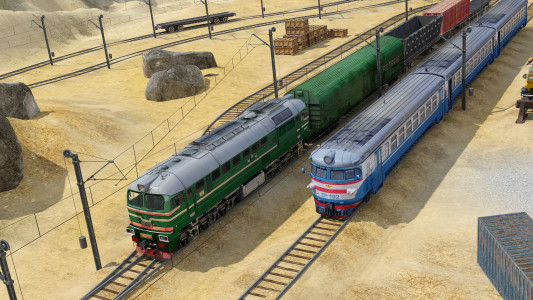اسکرین شات 2 بازی Train Sim 2026 Modern Train 3D