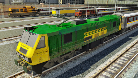 اسکرین شات 4 بازی Train Sim 2026 Modern Train 3D