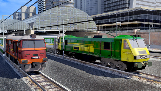 اسکرین شات 3 بازی Train Sim 2026 Modern Train 3D