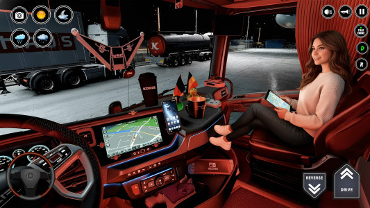 اسکرین شات 2 بازی US Truck Driving 3D Truck Game