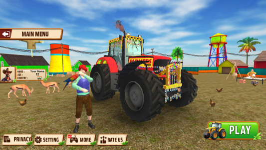 اسکرین شات 4 بازی Tractor Farm Crop Farming Game