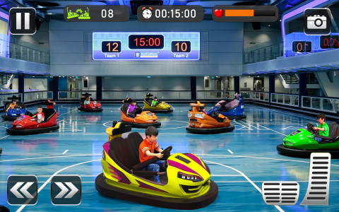 اسکرین شات 4 برنامه Bumper Car Crash Racing Games