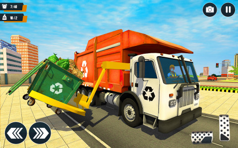اسکرین شات 3 برنامه Real Garbage Truck Simulator