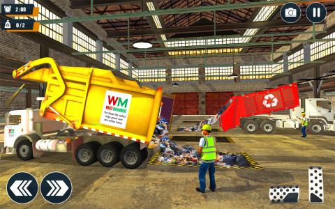 اسکرین شات 4 برنامه Real Garbage Truck Simulator