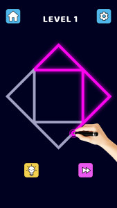اسکرین شات 2 بازی Single Line Puzzle Drawing