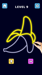 اسکرین شات 3 بازی Single Line Puzzle Drawing