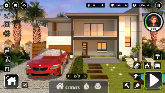 اسکرین شات 1 بازی Home Design Makeover 3D Game