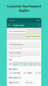 اسکرین شات 3 برنامه Whatauto - Auto Reply
