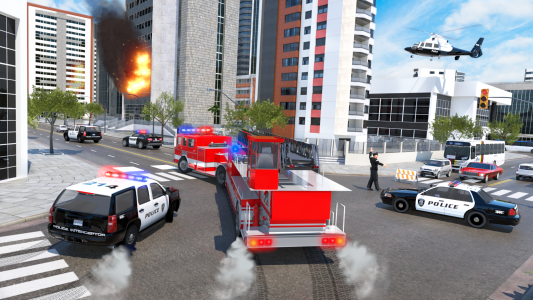 اسکرین شات 2 بازی Fire Truck Driving Simulator