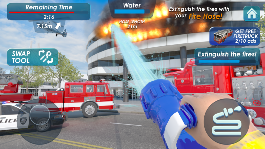 اسکرین شات 3 بازی Fire Truck Driving Simulator