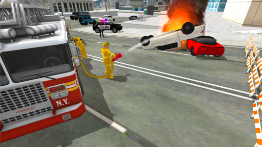 اسکرین شات 2 بازی Fire Truck Rescue Simulator