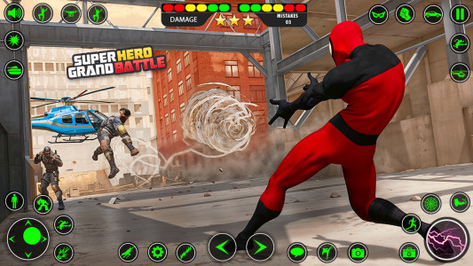 اسکرین شات 4 برنامه Gangster Crime Rope Hero City