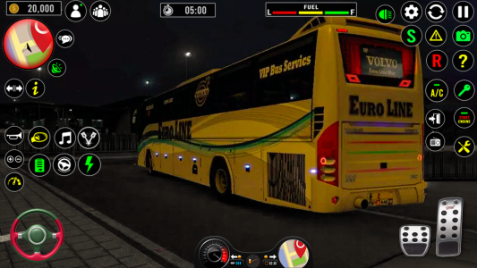 اسکرین شات 2 برنامه Euro Bus Simulator Bus Games