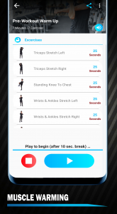 اسکرین شات 5 برنامه Arm Workout & Chest Workout