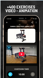 اسکرین شات 6 برنامه Dumbbell & Barbell Workout